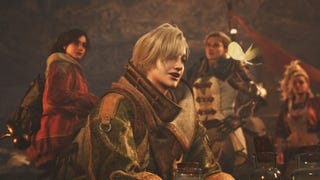 Alma, Erik, Gemma, and Olivia in Monster Hunter Wilds.