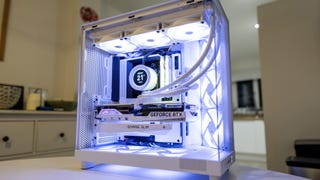 the finished system turned on